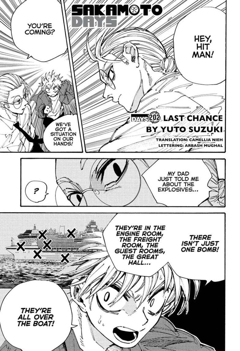 Sakamoto Days Chapter 202